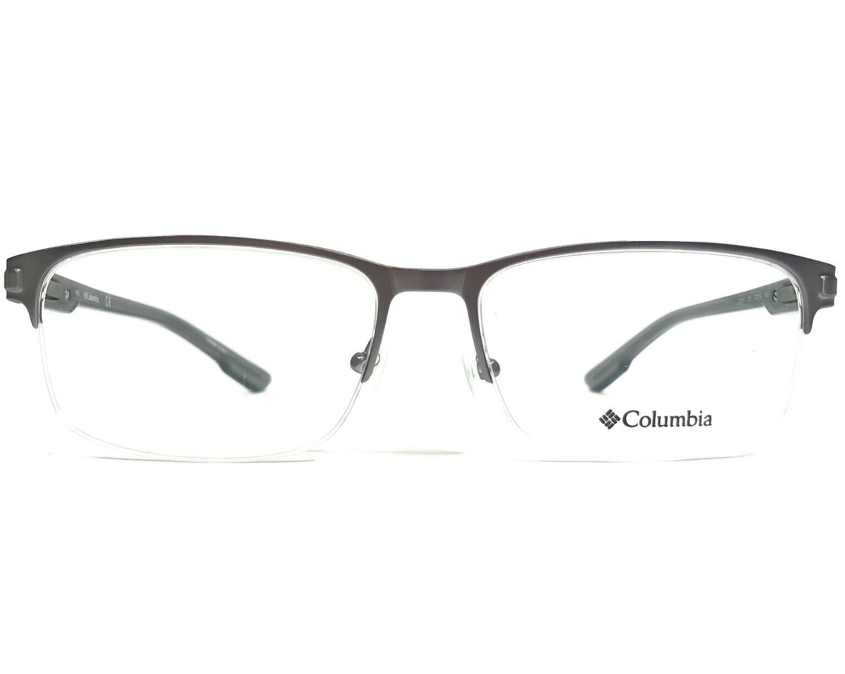 Columbia Eyeglasses Frames C3015 072 Gray Rectangular Half Rim 57