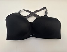 Nike Women's Studio Training Light Support Sports Bra Black XL D-E NEW