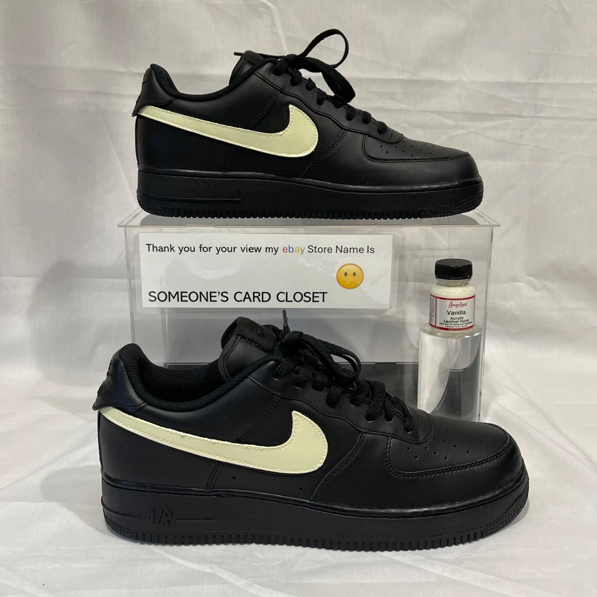 Las mejores ofertas en Nike Air Force 1 Custom Low Black | eBay