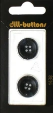 Dill Buttons ~ (1438) - 11/16" - 2 ct