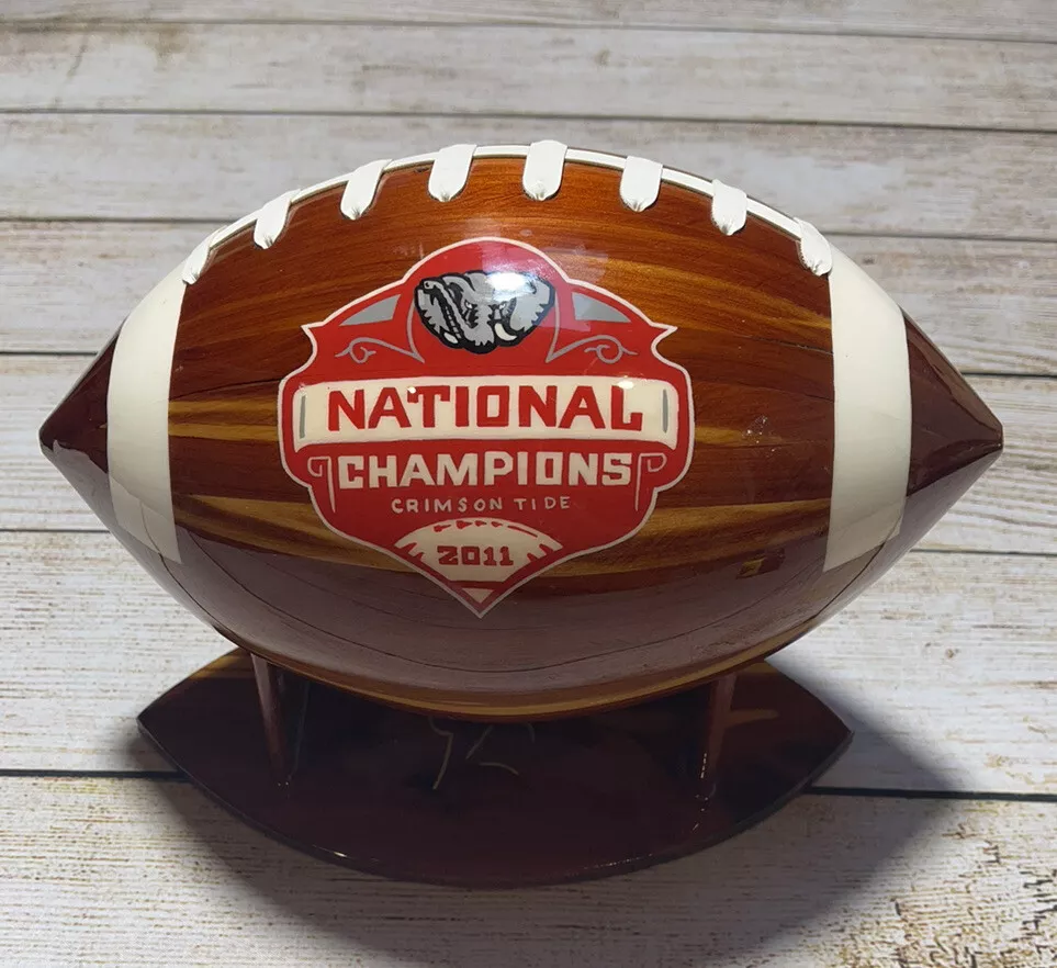 Handmade Wood College Football 2011 National Champions Alabama Crimson Tide