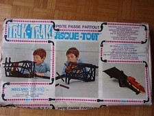 JEU CIRCUIT VOITURES VINTAGE : TRIK TRAK RISQUE TOUT - MECCANO TRIANG – EN BOITE
