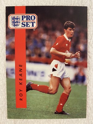 1991 Pro Set ROY KEANE Soccer 175 Rookie RC Nottingham Forest  Manchester United