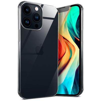 Hülle für Apple iPhone 13 Pro Max Schutzhülle Silikon Case Cover NEU Transparent