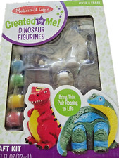 Melissa Doug Dinosaur Figurine Craft Kit Decorate Your Own Dinosaur T77