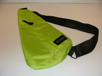 green sling bag