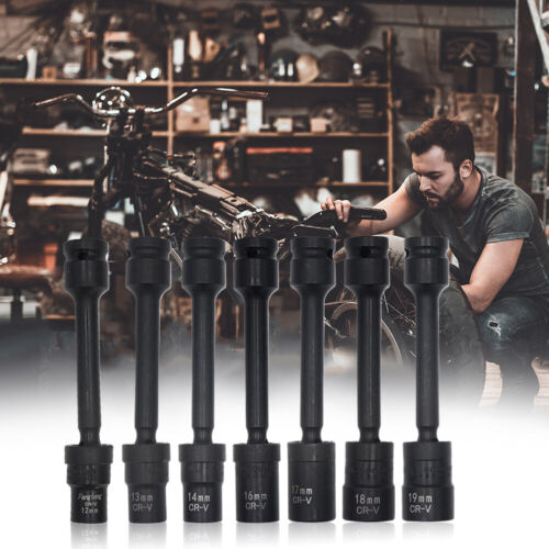 7pcs 1/2in Drive Impact Extension Bar Sets 12mm/13mm/14mm/16mm/17mm/18mm/19mm - Bild 5 von 12