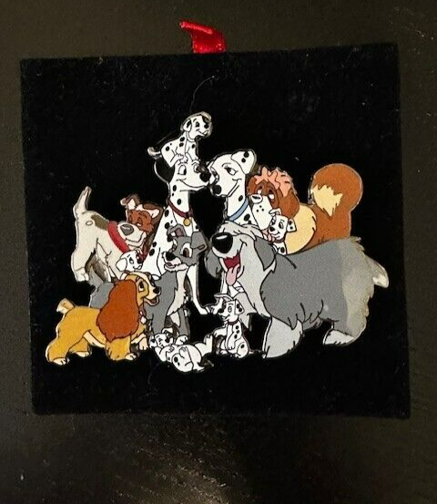 Disney Dogs Cluster Pin Lady Tramp Nana Max Dodger Pongo Puppy DLR