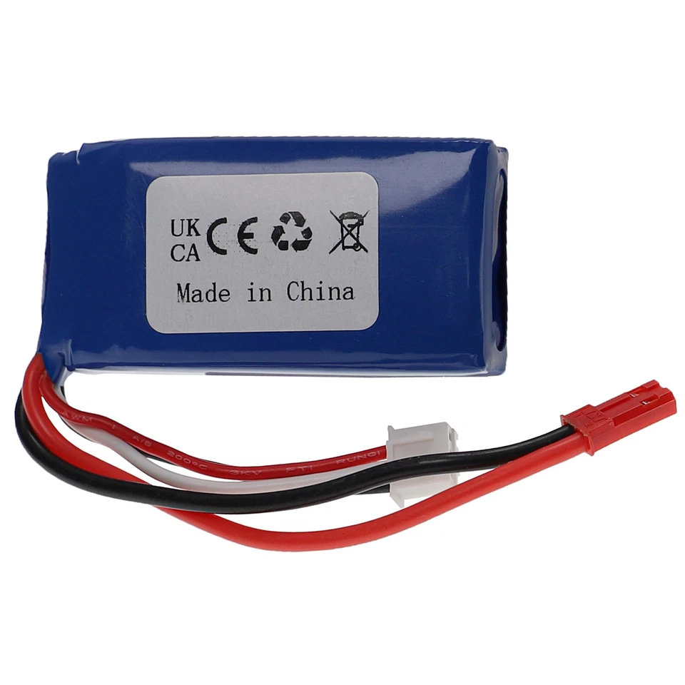 RC Akku Modellbau BEC 1100mAh 7,4V - Bild 2 von 3