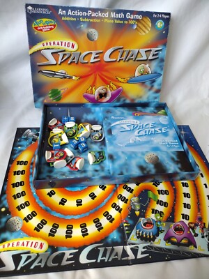 Learning Resources SPACE CHASE Mathe-Spiel Additions- & Subtraktionsspiel ab 4+