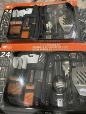 2X  24pieces GSI Outdoors Camp Kitchen Kit  W/carry Bag