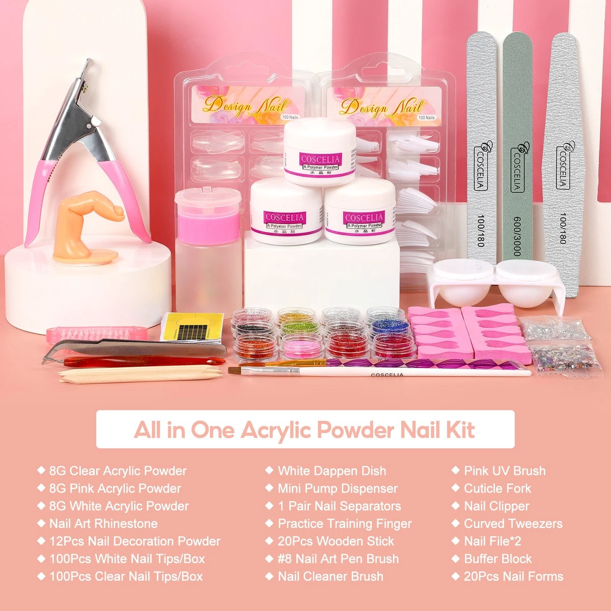 Top 144+ complete professional acrylic nail kit best ceg.edu.vn