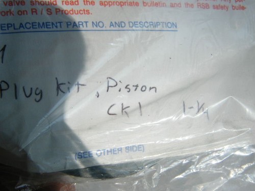 "Kit de reparación de enchufes de pistón Parker 201199 201200 1/4" - Imagen 4 de 4