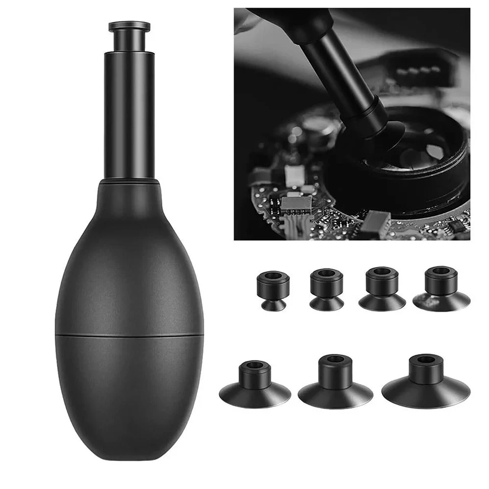 Kit de herramientas de reparación de lentes de cámara Kit de ventosa de lentes Pluma antiestática Foto 3 de 4