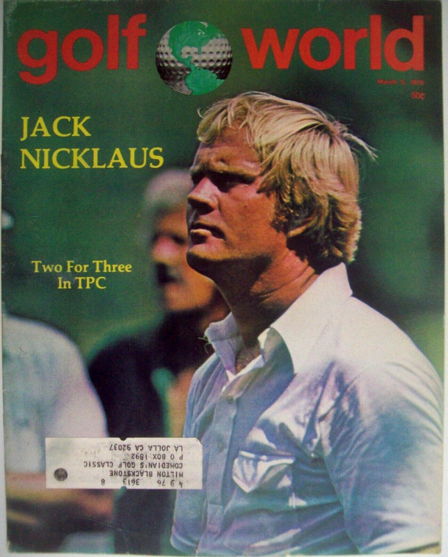 March 5, 1976 Golf World: JACK NICKLAUS Wins Tournament Players Championship
