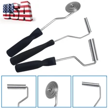 3Pcs Fiberglass Bubble Paddle Laminating Roller Tool Kit For FRP Mould Resin GRP