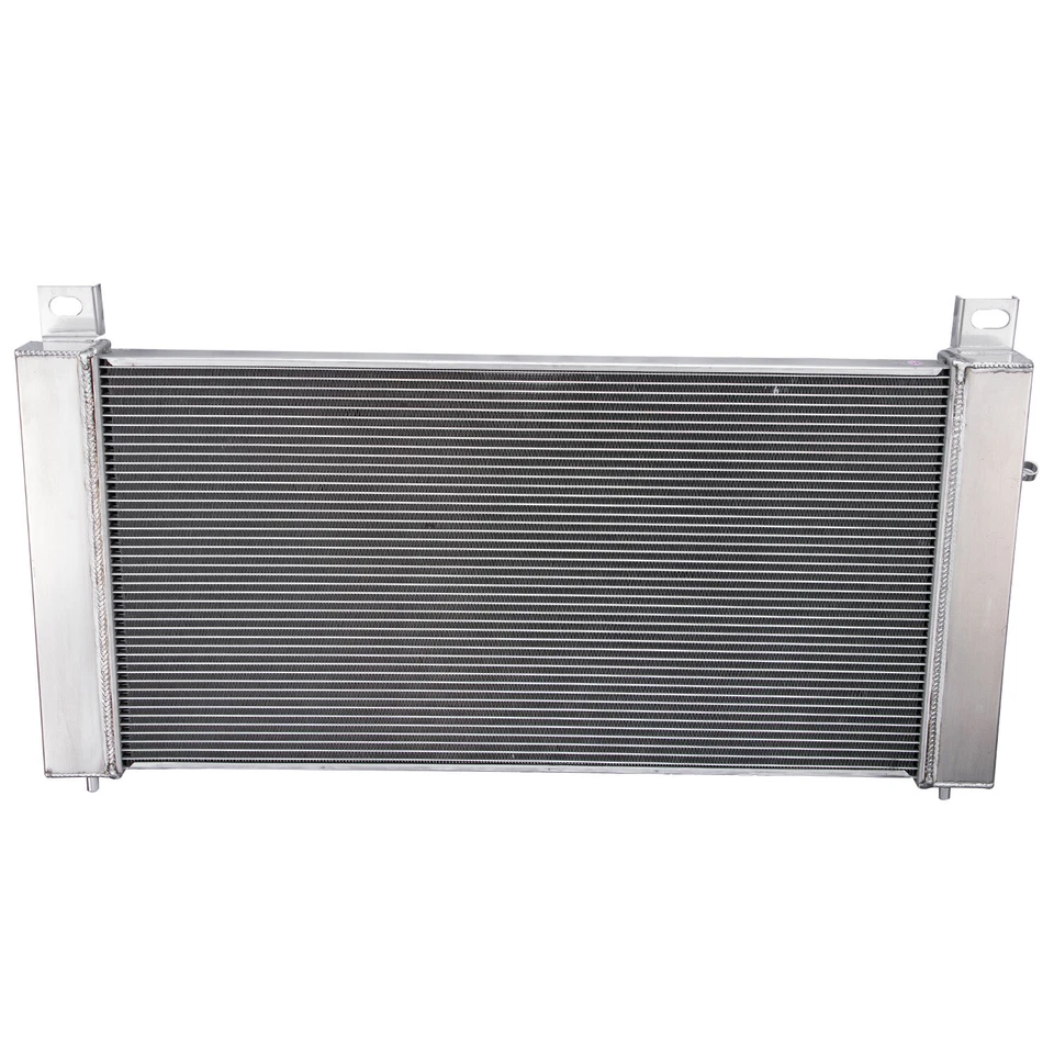 3Row Radiator+Shroud Fan Fit 2002-14 Chevy Silverado Tahoe GMC Sierra 1500 Yukon Foto 4 de 4