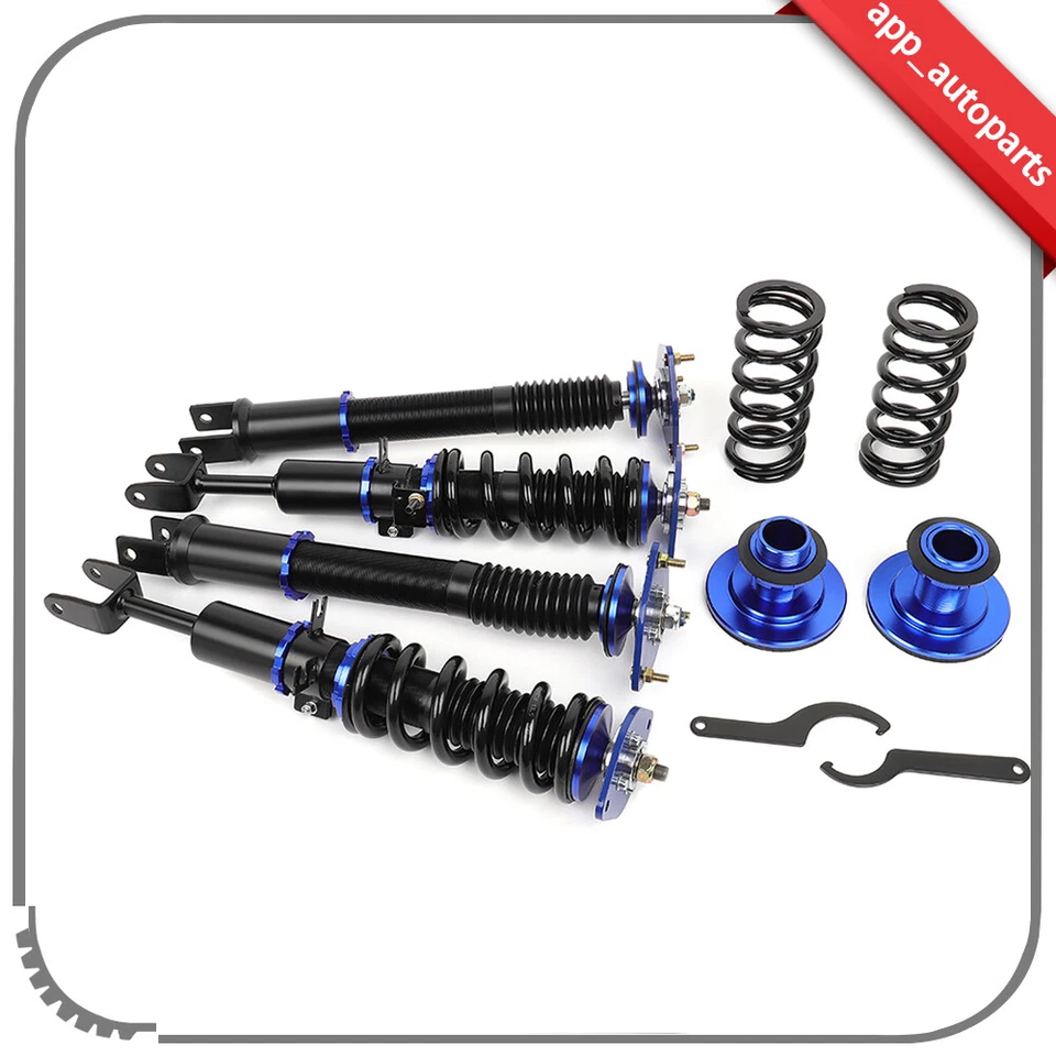 Full Coilovers Kit Coil Springs Suspension Struts For Nissan 350Z 2003-2007 2008 - Imagem 2 de 4