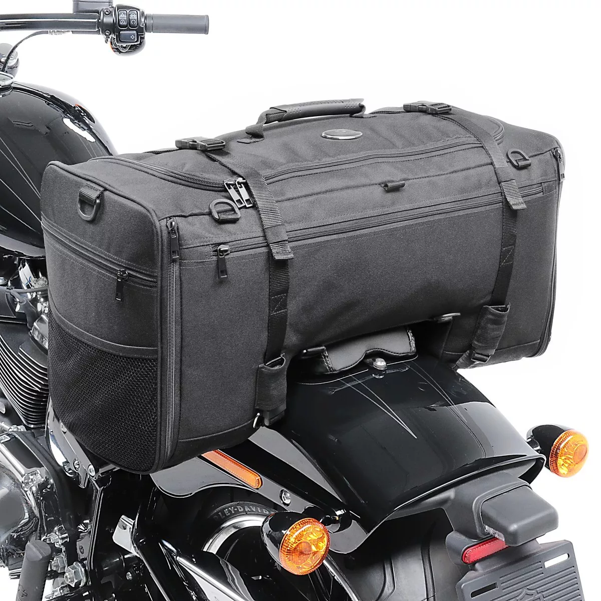 Motorcycle Tail Bag for Choppers Cruisers Craftride SQ1 Buddy Seat