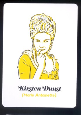 Kirsten Dunst Marie Antoinette Playing Card Art Collectible Card