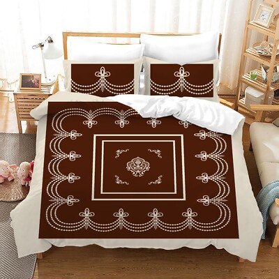 3D Luxury European Style Pattern Quilt Cover Set Bedding Sets Pillowcases