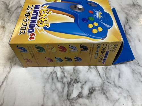 Nintendo 64 Pikachu Controller - Nintendo Imported (Blue) CIB Authentic/Tested - Picture 7 of 13