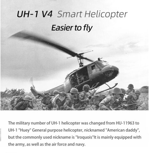 FlyWing UH1 V4 RC Hubschrauber M10 GPS H1 Flugregler Höhenhaltung EU - Bild 2 von 16