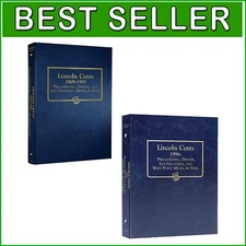 Elegant Lincoln Cent Coin Album - 1909 to 2024, Secures and Displays Cents