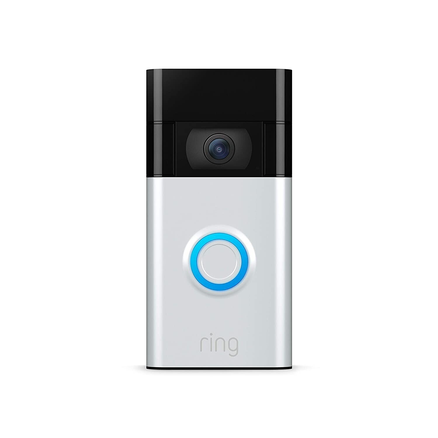 Ring Video Doorbell 2 Nickel Wireless Battery Powered WiFi 1080p HD