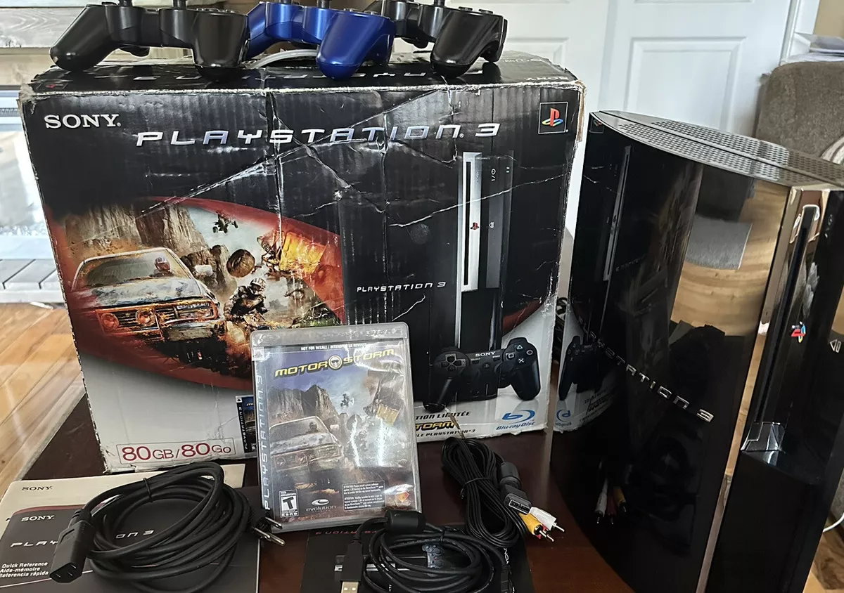 Sony Playstation 3 80GB Game System BluRay HDMI Console