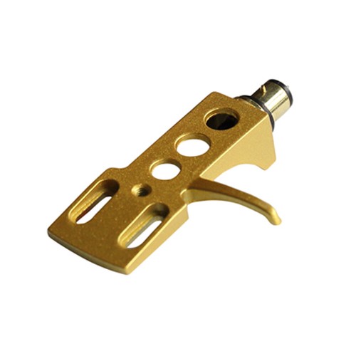 Mint Serato Blank DJ Turntable Headshell Gold Lead