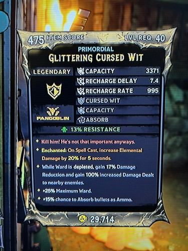 PS/XBOX/PC Tiny Tina's Wonderlands MALDED WIT GOD ROLL ASCENDIDO CAOS 50 - Imagen 13 de 34