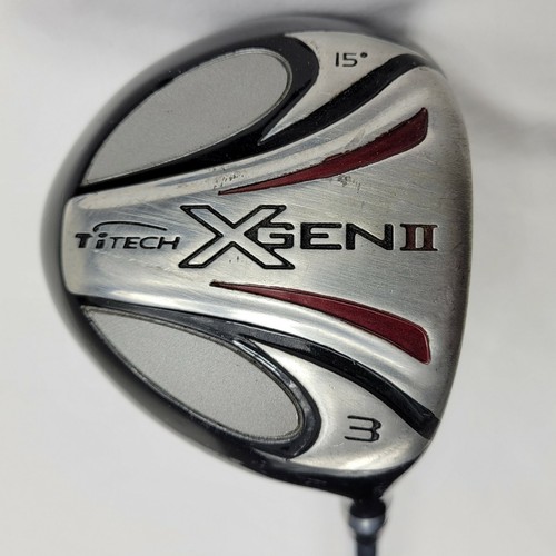 Ti Tech XGen II 3 Fairway Wood 15° Steel Shaft Right Handed Golf Club