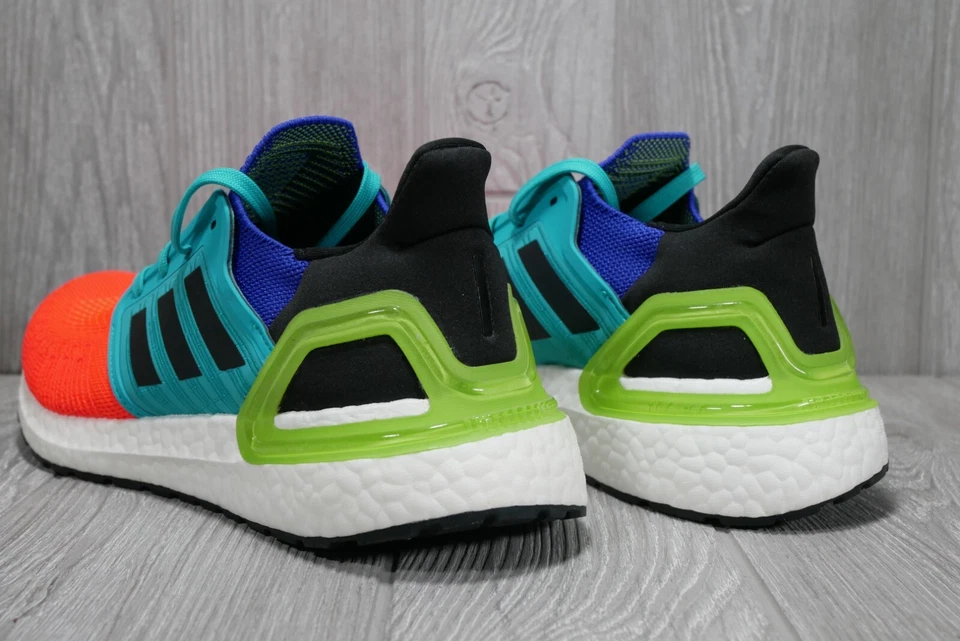 Adidas Ultraboost 20 Multicolor Running Shoes Men's Sz 8, 9 GV7164 - Image 4 of 4