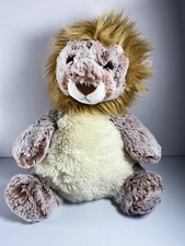 Aurora World Leo Lion 10" Plush Stuffed Animal Toy Soft Brown Yellow Soft Fluffy
