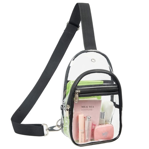 Stadium Approved Clear Mini Backpack Heavy Duty Transparent Backpack for 