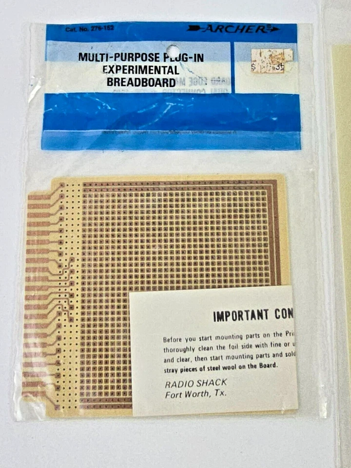 Radio Shack Plug In Interface Breadboards Experimental Circuit Boards  - Image 2 of 4