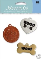 JOLEES BOUTIQUE Stickers DOG TAGS - So Cute!!! WOOF