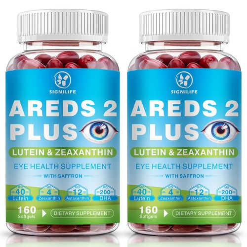 Support Icon Text Label AREDS 2 Plus Lutein and Zeaxanthin SoftgelsEye Vitamins | eBay