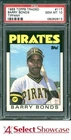 1986 TOPPS TRADED TIFFANY #11T BARRY BONDS RC PIRATES PSA 10