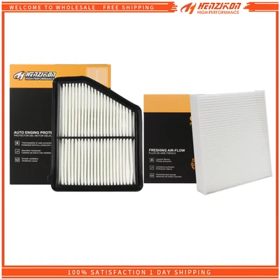 PREMIUM COMBO SET AIR FILTER + CABIN AIR FILTER For 2016-2022 HONDA CIVIC 2.0L - Image 1 of 4