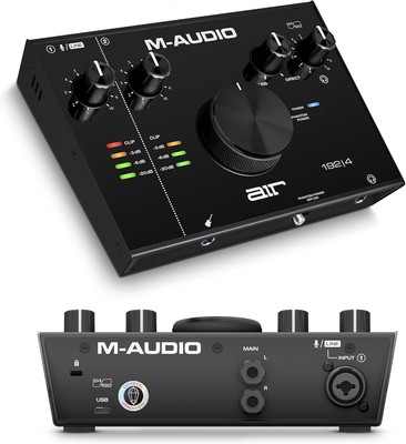 M-Audio AIR 192x4 USB C Audio Interface for Recording, Podcasting, Streaming