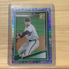 2025 Donruss Tyson Neighbors Rated Prospect Rocket Emoji #181 Padres P1