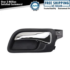 Driver Side Interior Door Handle Chrome & Black Fits Honda