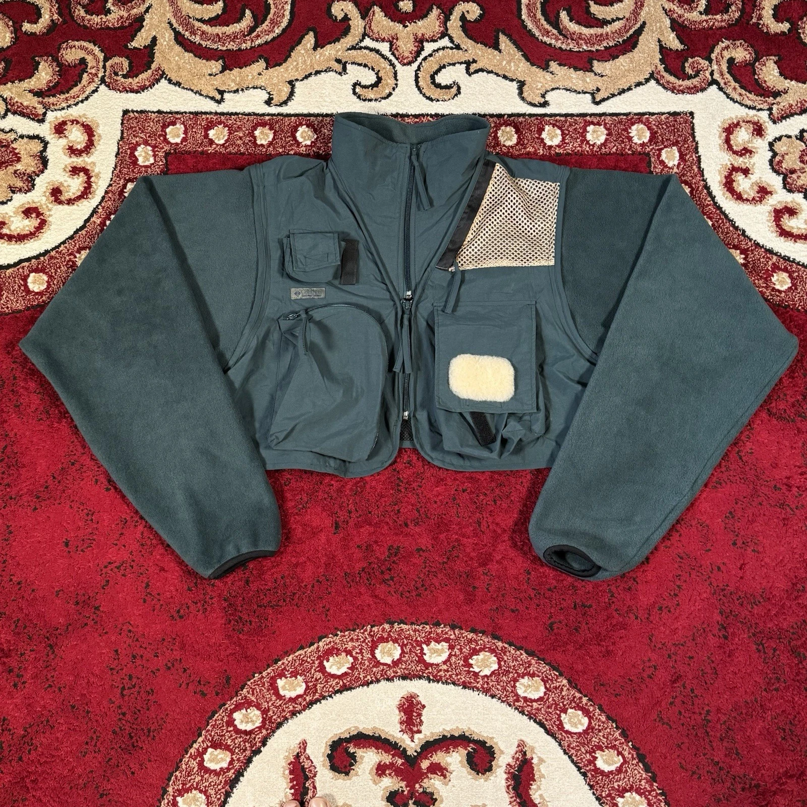 Vintage 90s Columbia PFG Gorpcore Fishing Vest Jacket Packable Sleeves Size XXL
Opens in a new windo