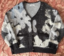 Palace Hairy Flower Knit Cardigan Size Large Excellent Condition Authentic Rare