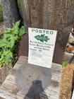 Nature Conservancy Tin Sign West Hill Nature Preserve Managed By CCFL College