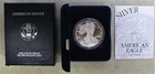 2000-P SILVER EAGLE DOLLAR PROOF COIN WITH ORIGINAL US MINT PACKAGING & COA