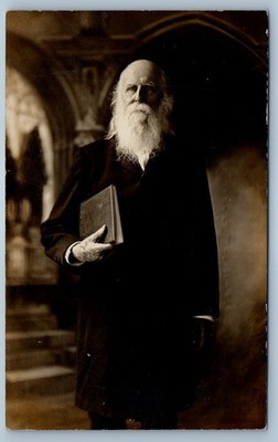 c1910's Rev Elijah Woodward Stoddard Studio RPPC Photo Antique Unposted Postcard