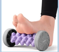 Foot Roller Massager for Plantar Fasciitis Relief, Manual Deep Tissue Foot Massa